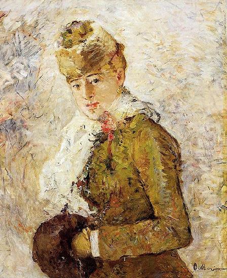 Berthe Morisot Winter aka Woman with a Muff France oil painting art